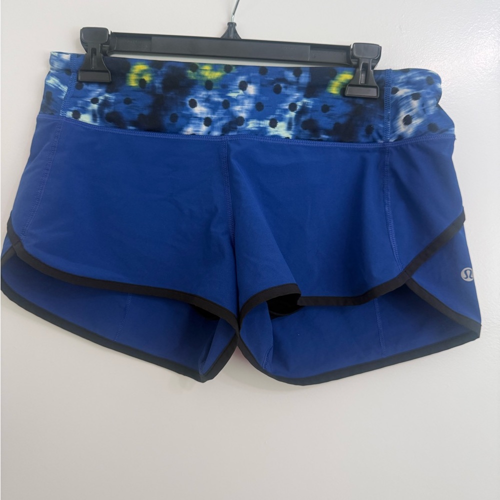 lululemon athletica Speed Blue Shorts Blue Size 6